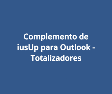 Complemento de iusUp para Outlook - Totalizadores