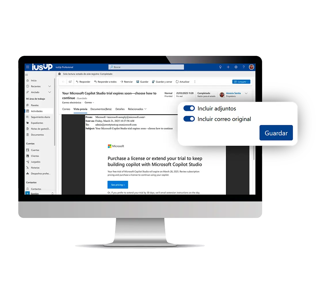Complemento para Outlook