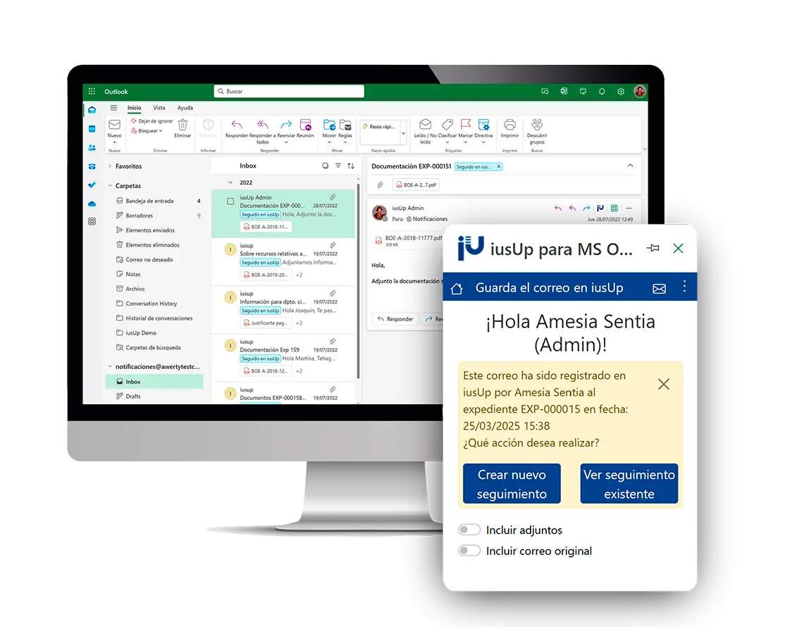 Complemento para Outlook